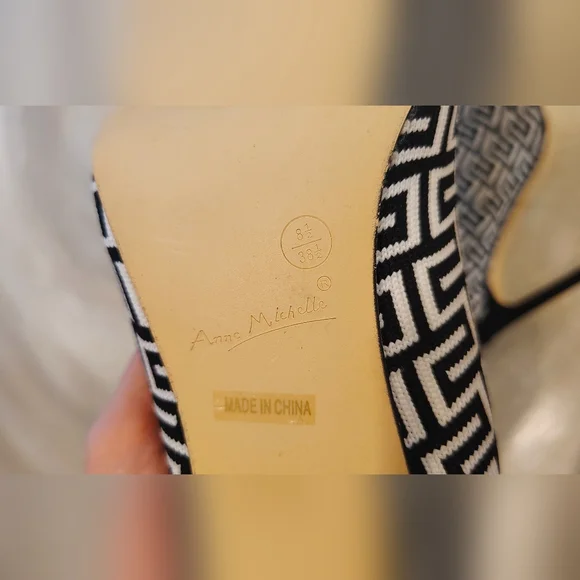 Geometric Patterned Ankle Boots Anna Mitchell Size 8 1/2 - Picture 4 of 6